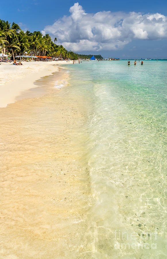 Beach Photograph - White Beach Boracay by Adrian Evans