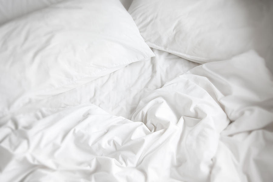 White Bed Sheets Photograph by Paul Strowger