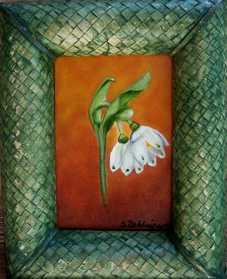 White Bells SOLD Painting by Susan Dehlinger