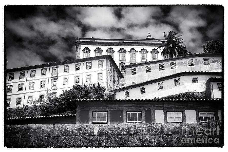 White Buildings in Porto Photograph by John Rizzuto