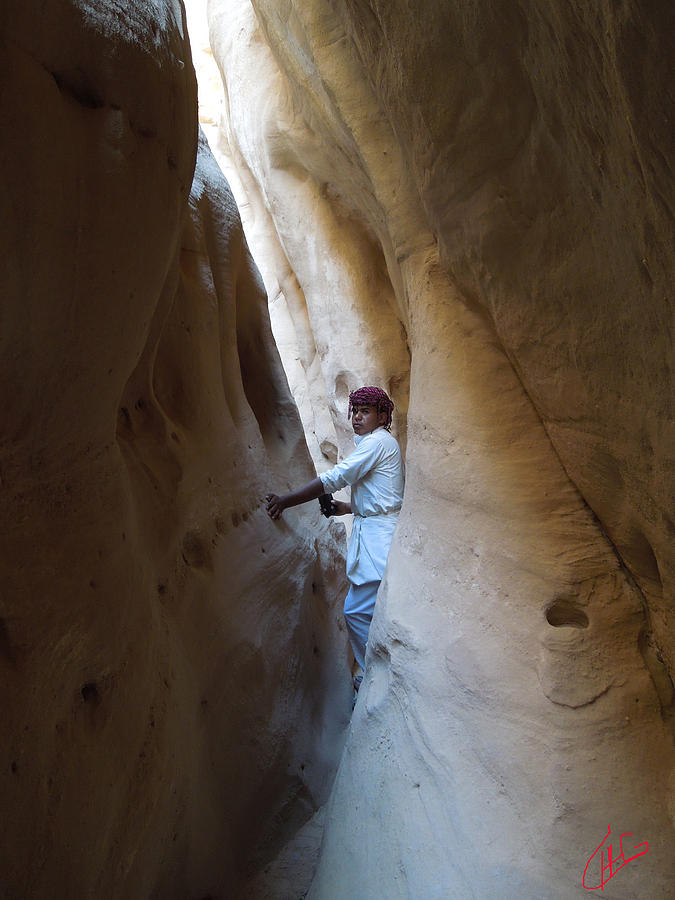 White Canyon Path Desert Sinai Egypt Photograph by Colette V Hera Guggenheim