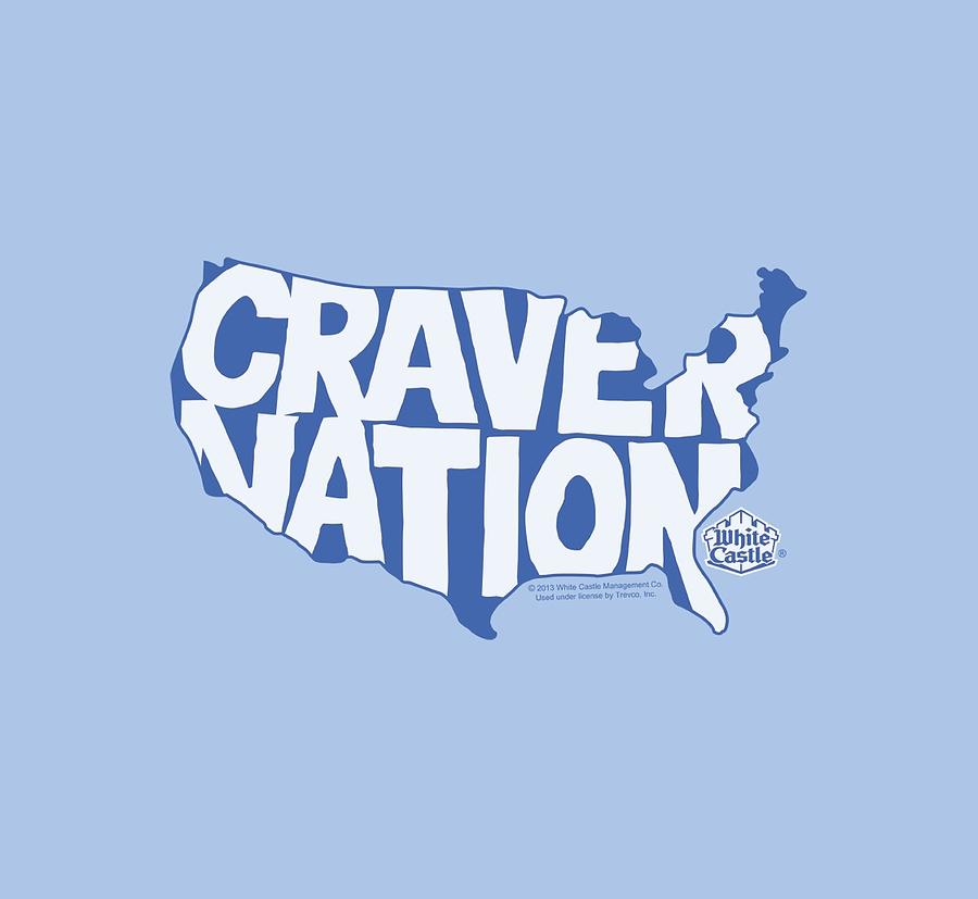 White Castle Digital Art - White Castle - Craver Nation by Brand A