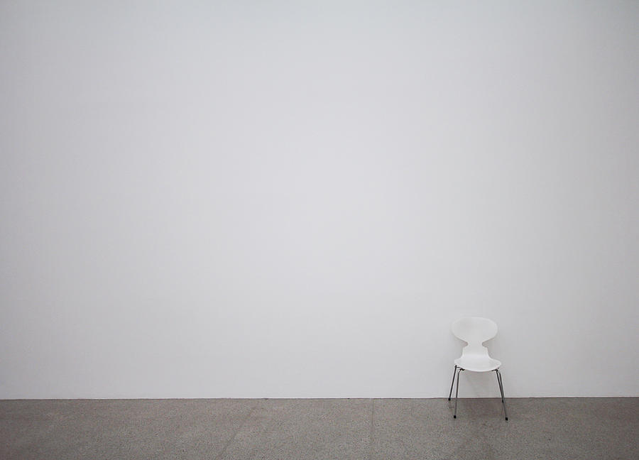 White chair Photograph by Christoph Hetzmannseder