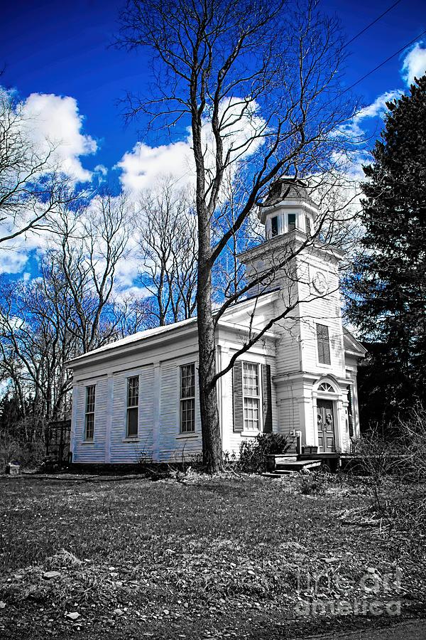 White Church Photograph by Jim Lepard