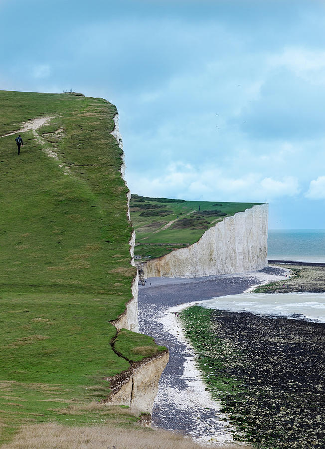 White Cliffs On The English Channel Photograph by Tatyana Kildisheva