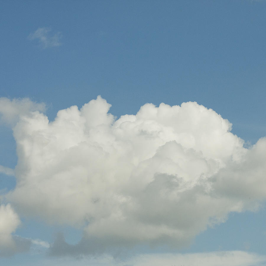 Summer Photograph - White Cloud by Violet Gray