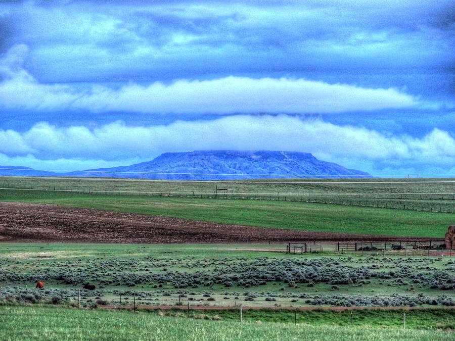 Blue Wyoming 2 Photograph by Lanita Williams