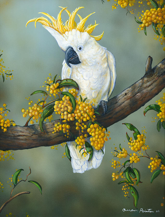 painting cockatoo