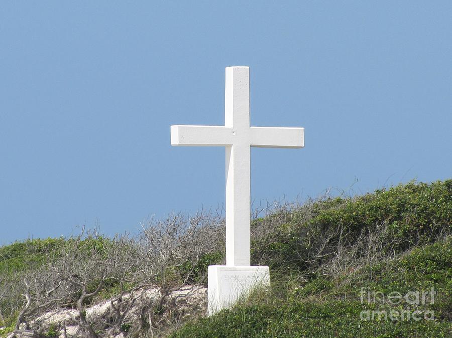 Nature Photograph - White Cross by Michelle Powell