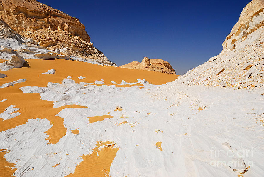 White Desert Egypt Photograph by Nigel Fletcher-Jones