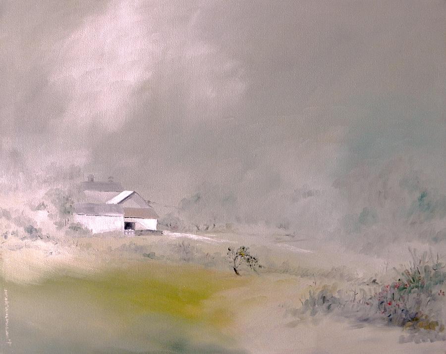 White Farm Painting by John Williams