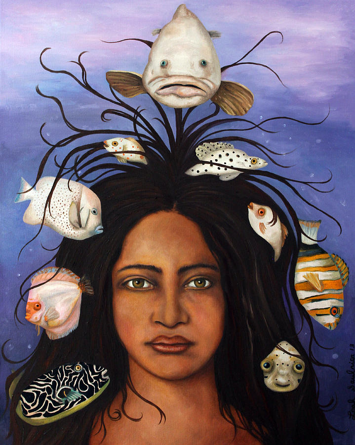 White Fish Painting by Leah Saulnier The Painting Maniac