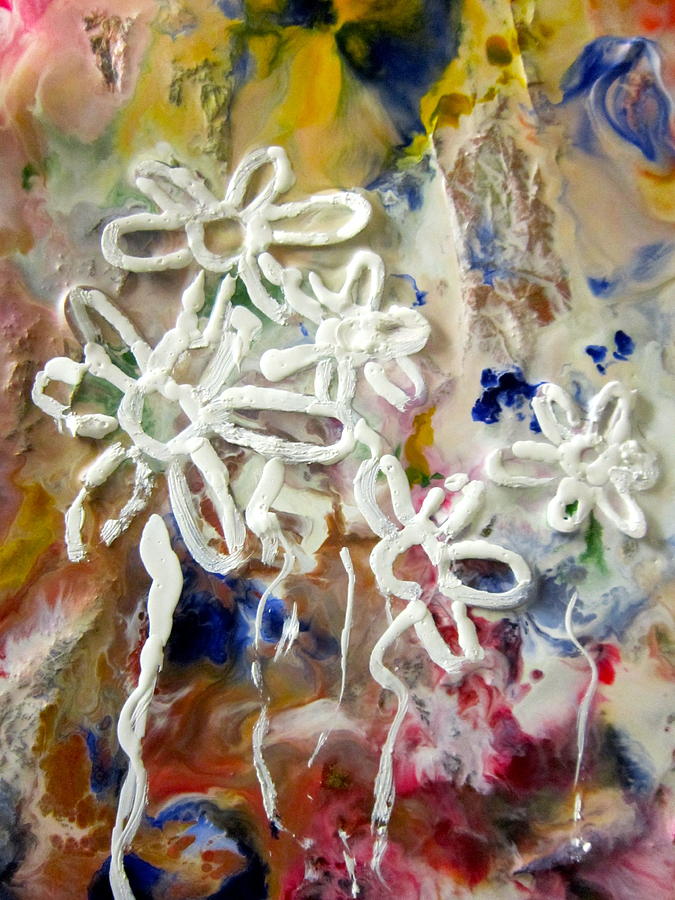 Flower Painting - White Flowers by Marita McVeigh
