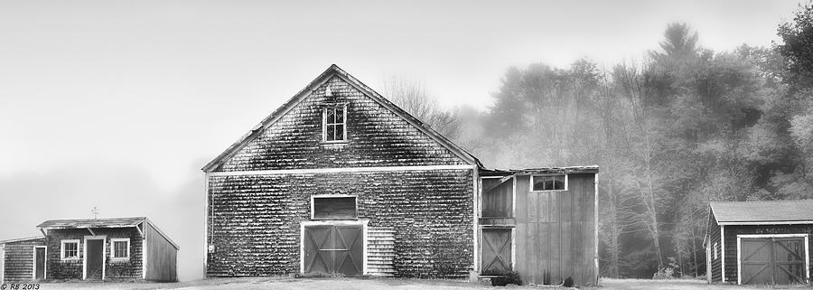 White Foggy Farm Photograph by Richard Bean