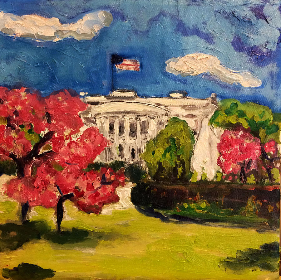 White House Painting by Dilip Sheth