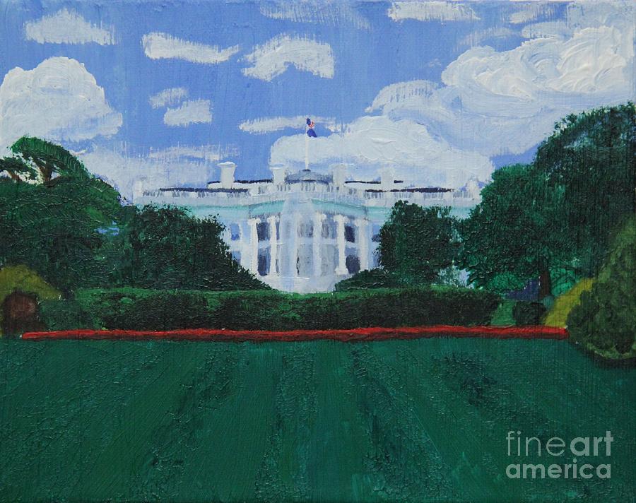 White House Painting by Marina McLain