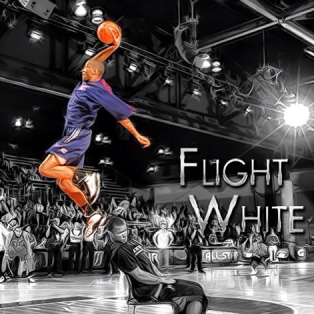 White In The Dunk Contest, Knicks Rep Photograph by Emerson Coreas