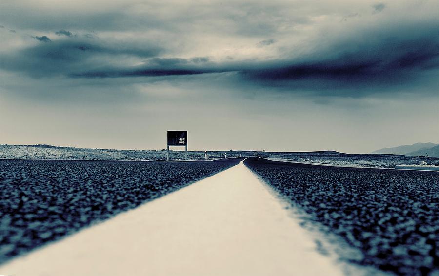 White Line On Road Photograph by Wladimir Bulgar