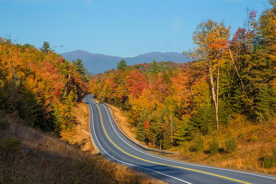 White Mountain Autumn Road Photograph by White Mountain Images