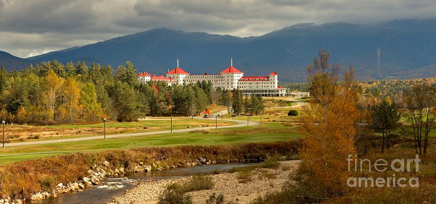 Landscape Photograph - White Mountain Luxury Resort Panorama by Adam Jewell