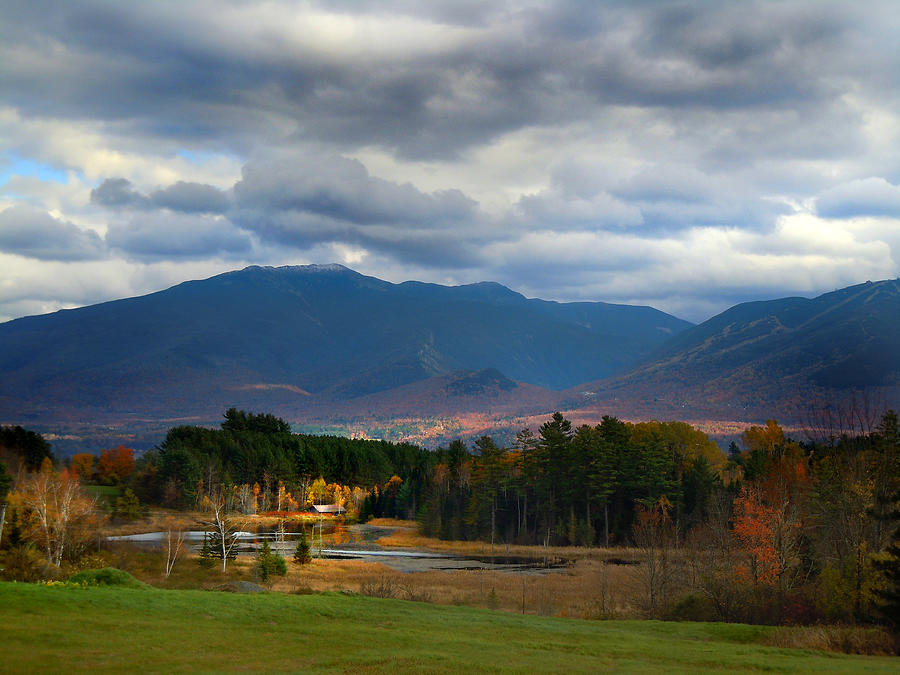 White Mountains in Fall Photograph by Nancy Griswold