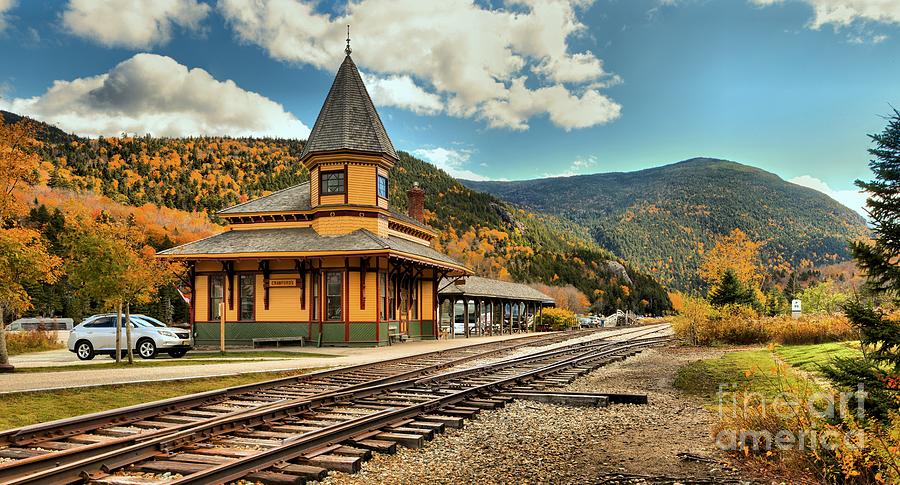 White Mountans Crawford Train Depot Photograph by Adam Jewell