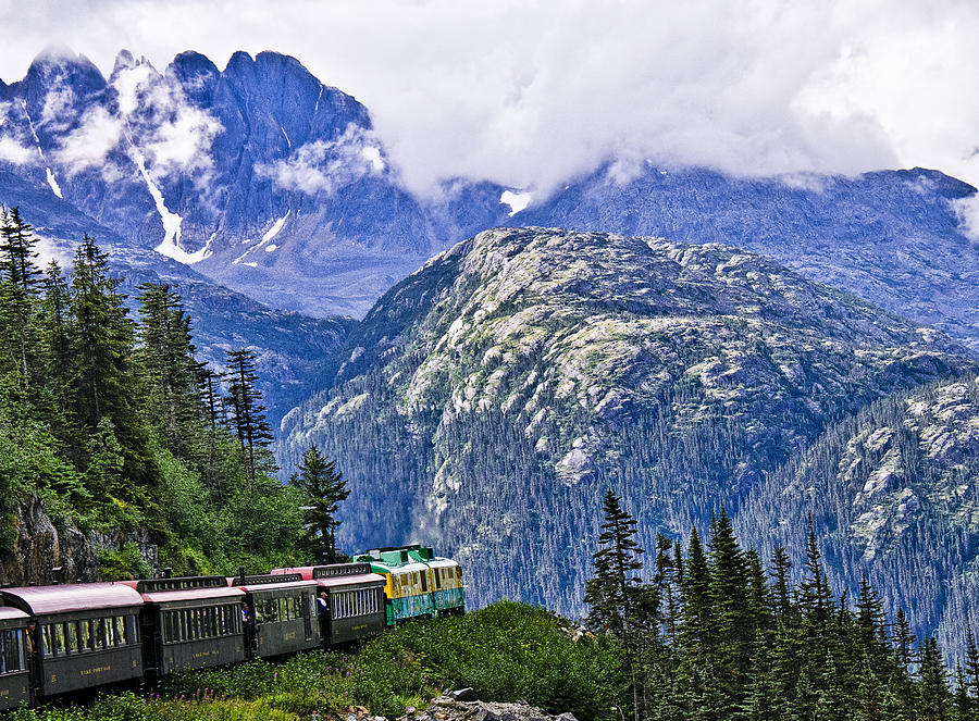 White Pass and Yukon Railroad Photograph by Betty Eich