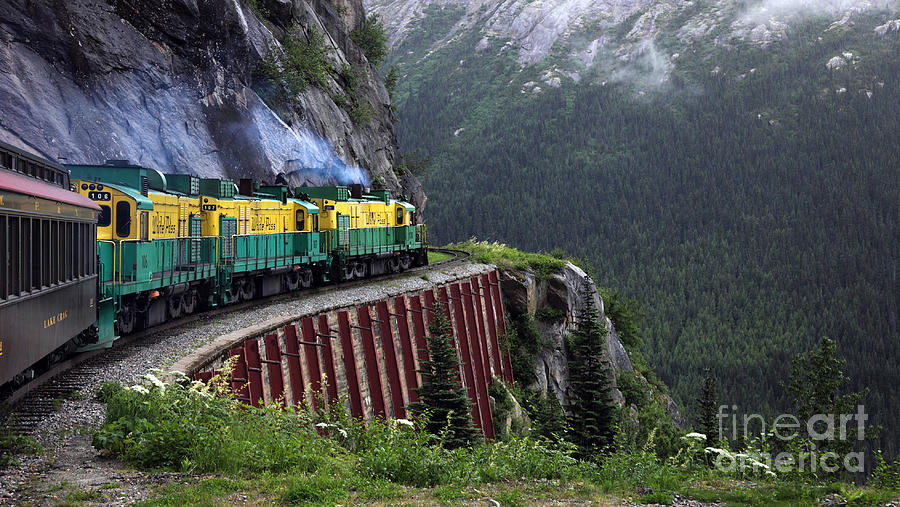 White Pass Yukon Railway Photograph By Ros Drinkwater Fine Art America