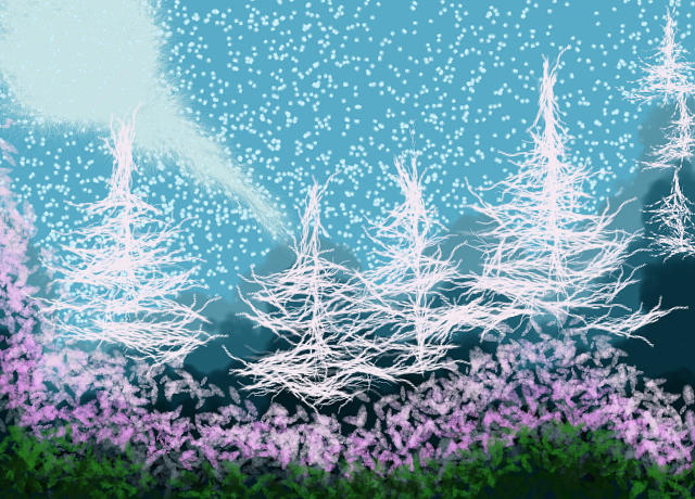 White Pines Digital Art by Sharon Edwards - Fine Art America