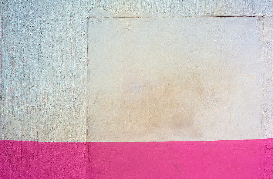 White Pink Wall Photograph by Catherine Lau