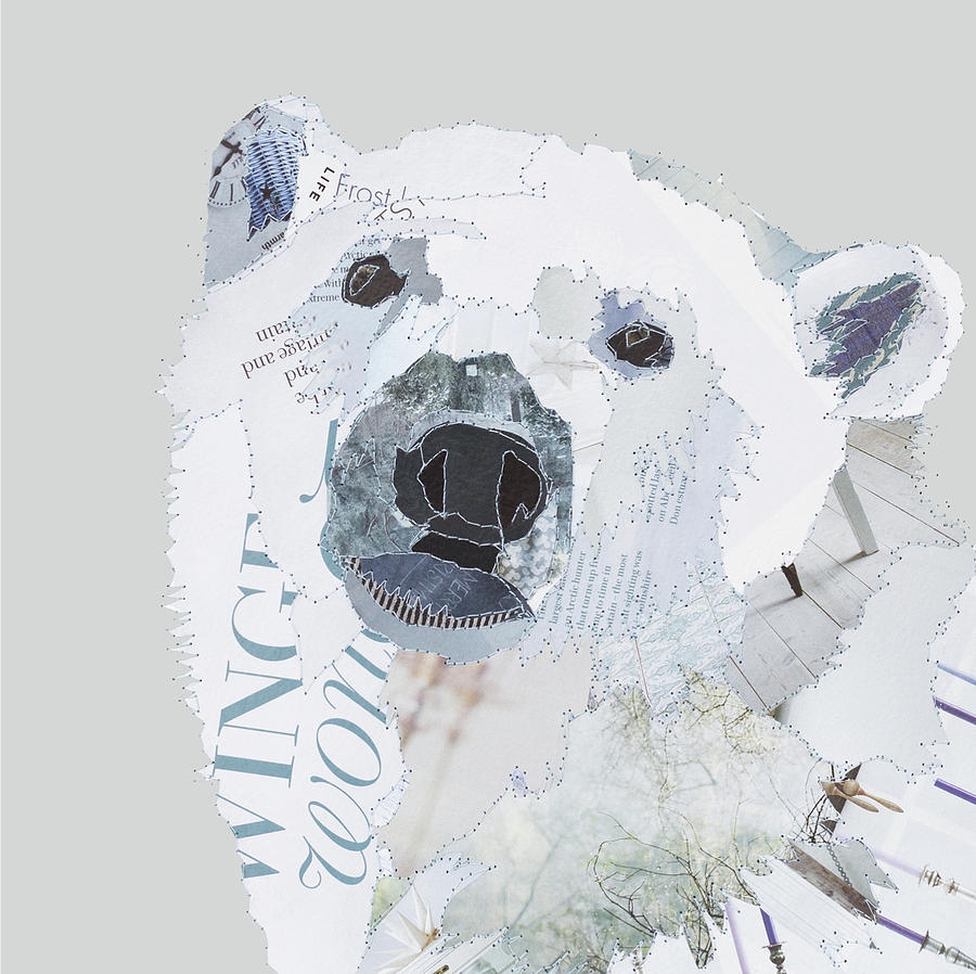 White-polar Bear Painting by MGL Meiklejohn Graphics Licensing