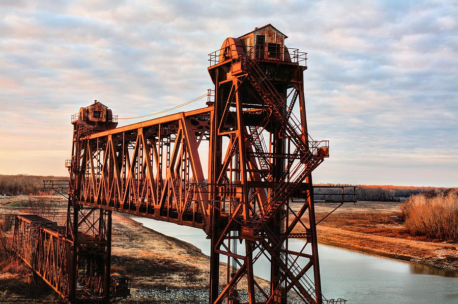 White River Railroad Bridge Photograph by JC Findley