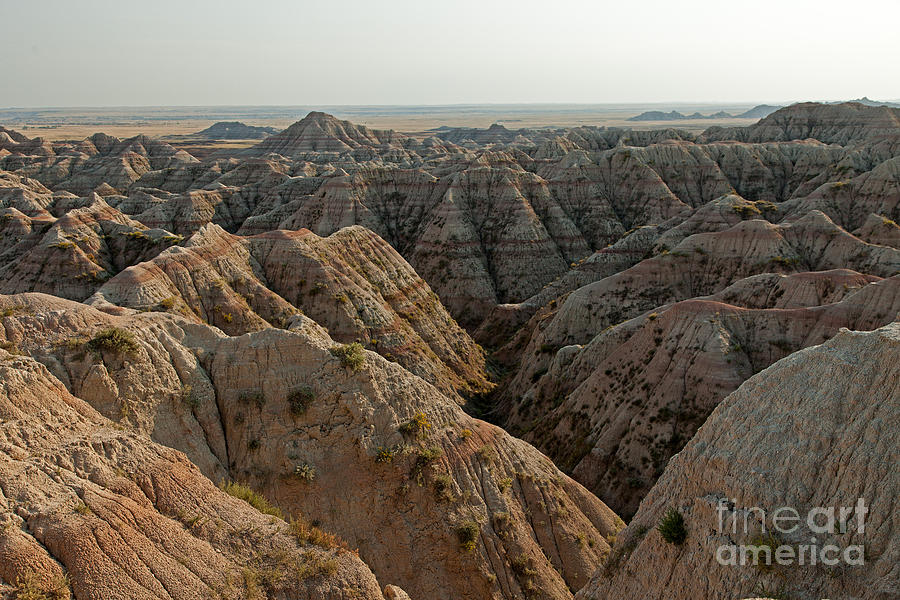 White River Valley Overlook Badlands National Park Photograph by Fred Stearns