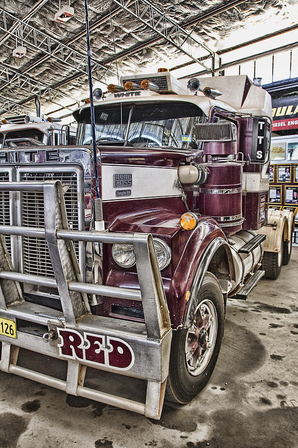 White Road Boss Truck Photograph by Douglas Barnard