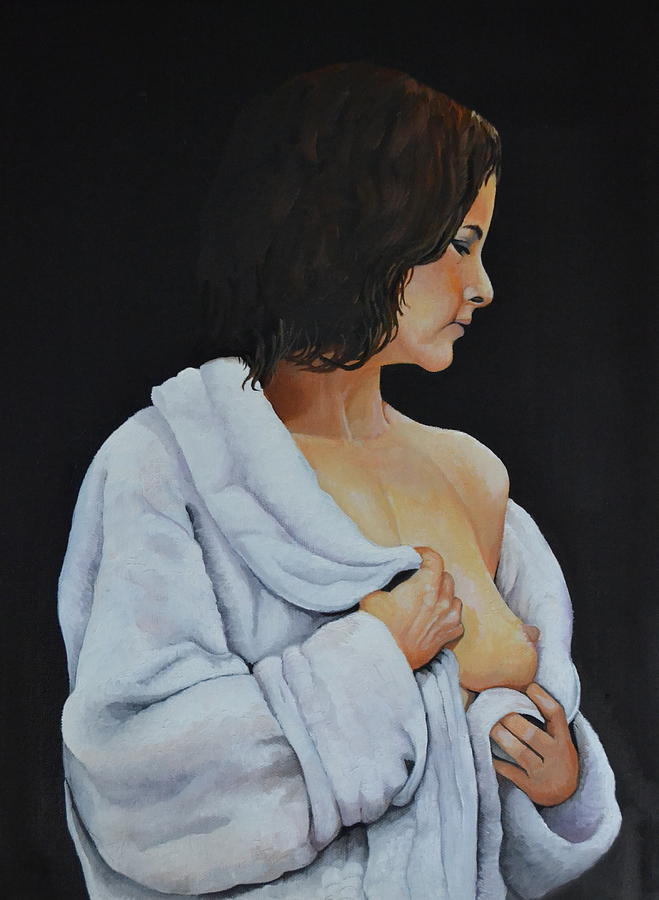 White Robe Painting by Martin Schmidt