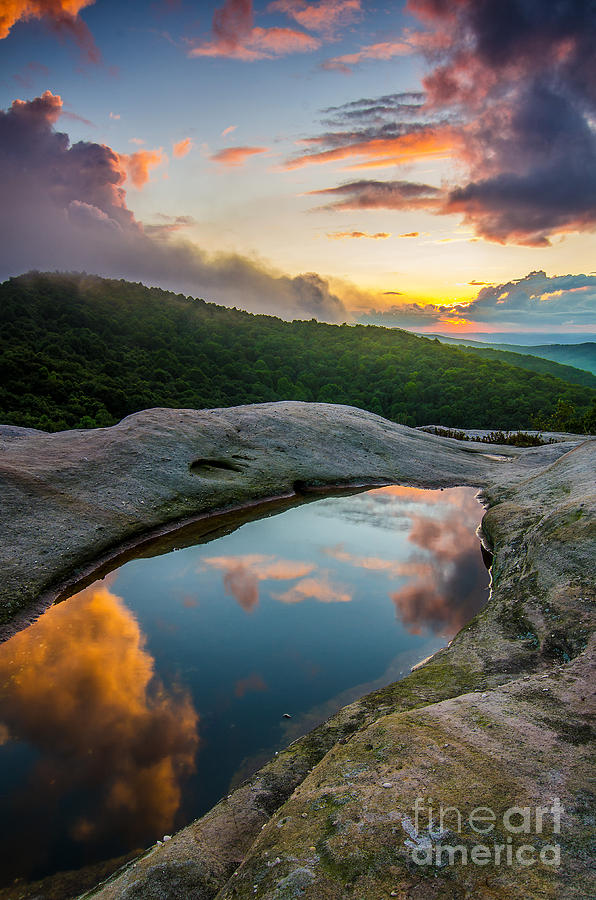 White Rocks sunset Photograph by Anthony Heflin