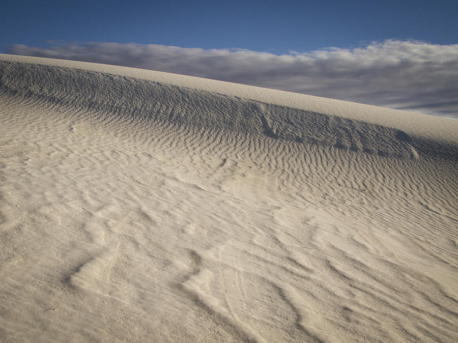 White Sands Ripples Photograph by Jean Noren