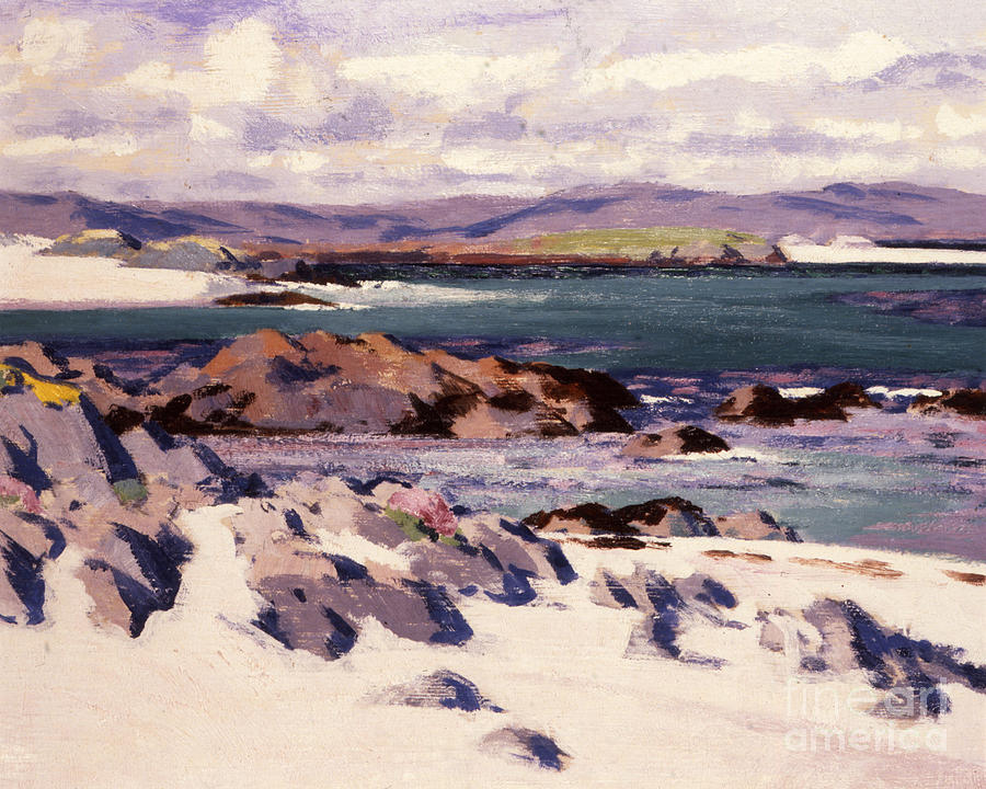 Landscape Painting - White Sands   Iona  by Francis Campbell Boileau Cadell