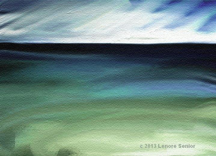 White Sands 5 Painting by Lenore Senior