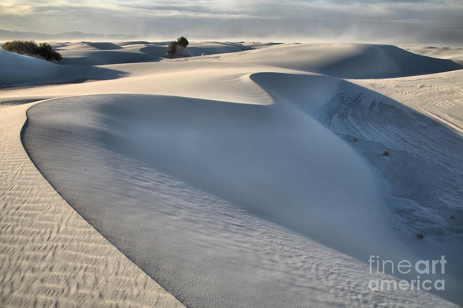 White Sands Afternoon Wind Storm Photograph by Adam Jewell