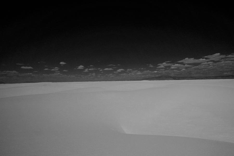 White Sands Black And White Photograph by Jeff Swan