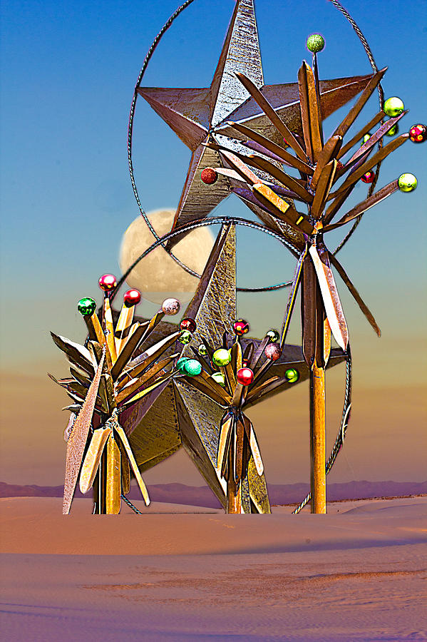 White Sands Christmas Digital Art by Georgianne Giese