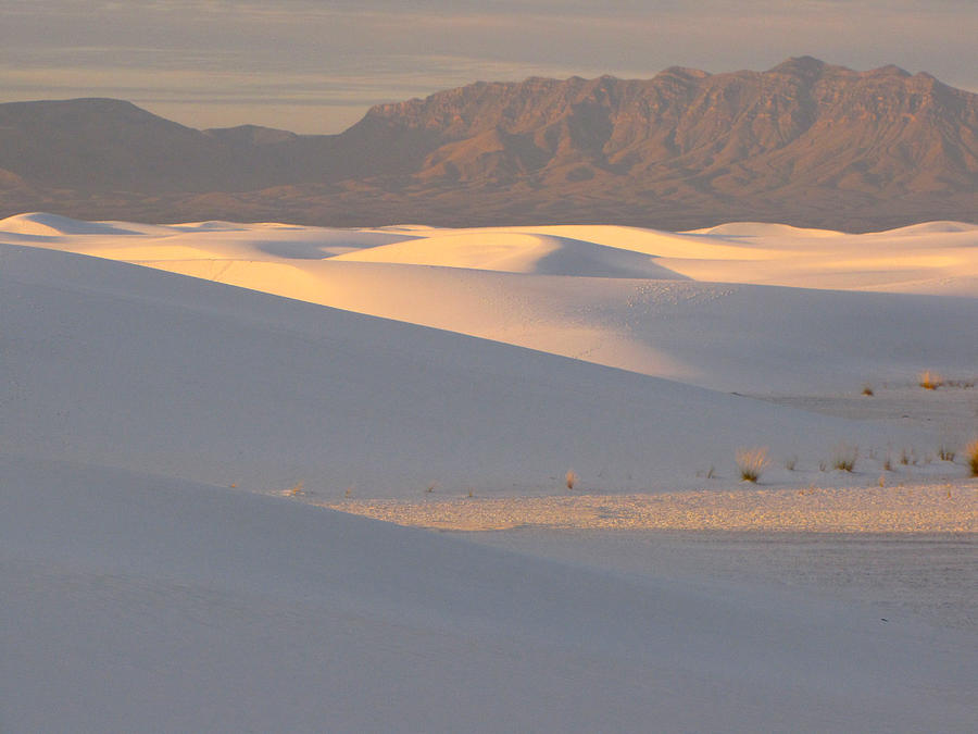 White Sands Glowing Dunes Photograph by Roger Burkart - Pixels