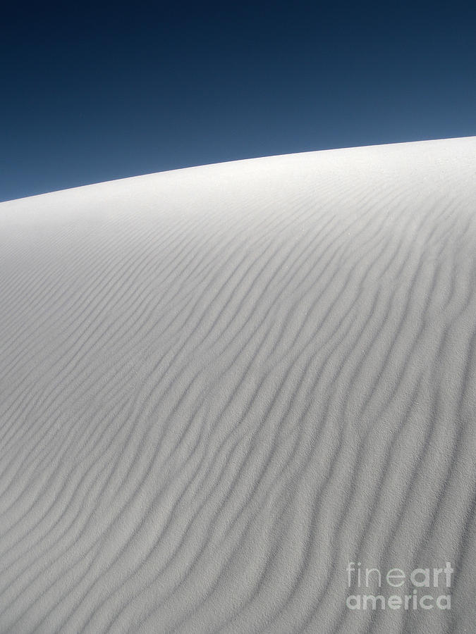 Desert Photograph - White Sands New Mexico Dune Abstraction by Gregory Dyer