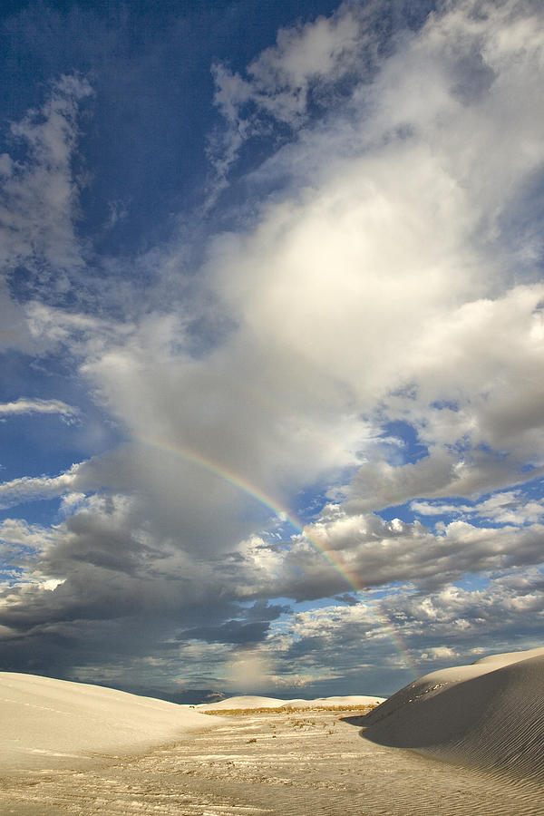 White Sands Rainbow Photograph by Diana Powell