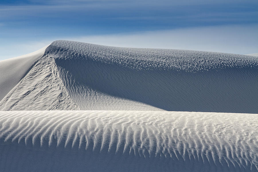 White Sands Ridges Photograph by Kristal Kraft