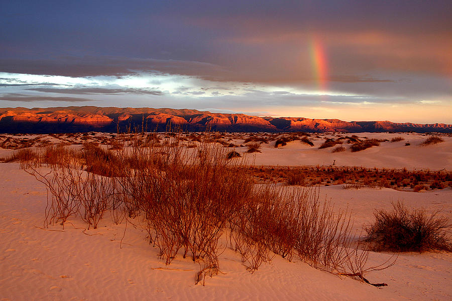 White Sands Sunset Photograph by Christopher McKenzie