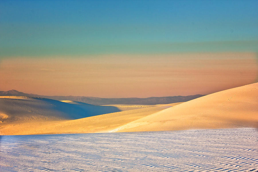 White Sands Sunset Digital Art by Georgianne Giese