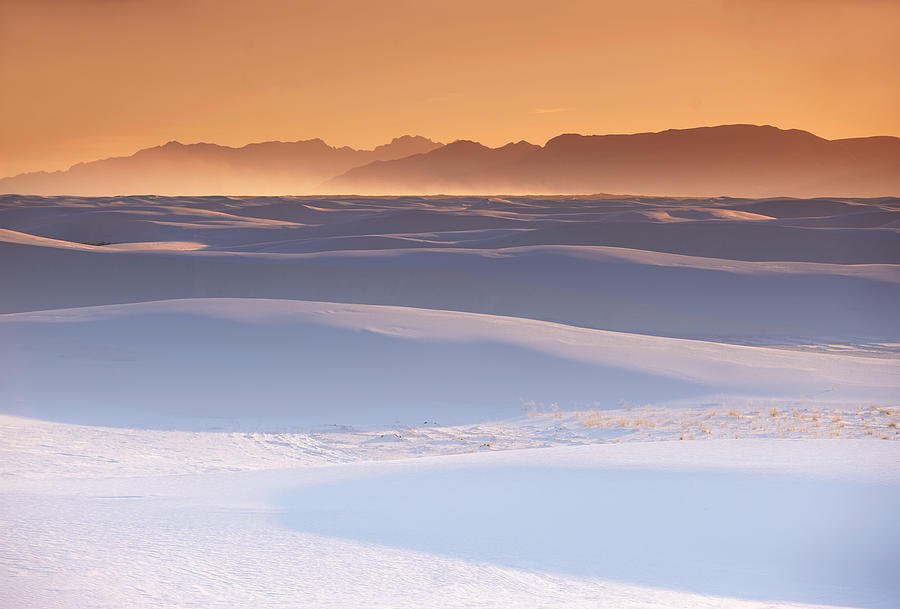 White Sands Sunset Photograph by Gordon Ripley