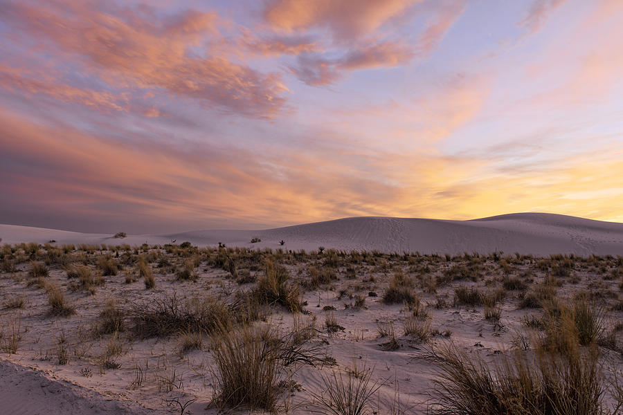 White Sands Sunset Photograph by Mark Harrington